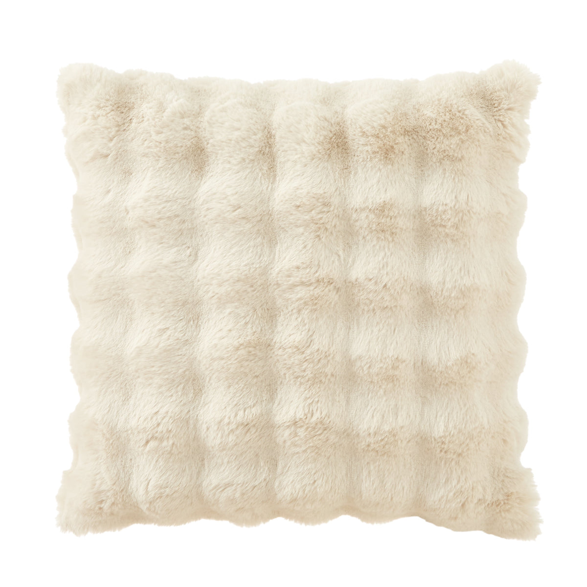 (2 pack) Better Homes & Garden 22" x 22" Bubble Fur Decorative Throw Pillow For Adult