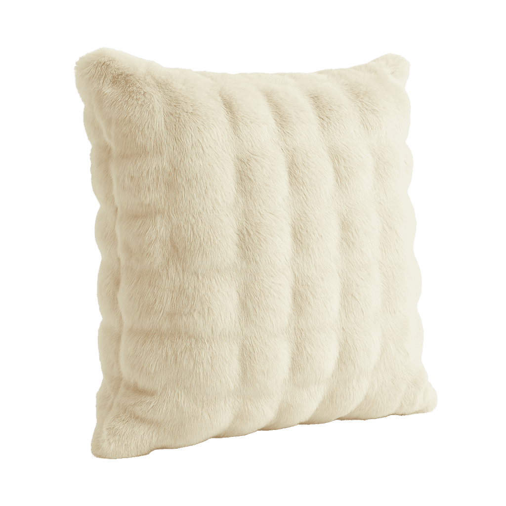 (2 pack) Better Homes & Garden 22" x 22" Bubble Fur Decorative Throw Pillow For Adult