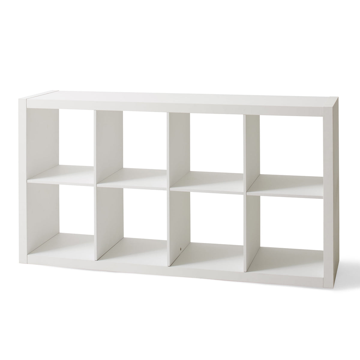 Better Homes & Gardens 8 Cube Storage Organizer, White Texture