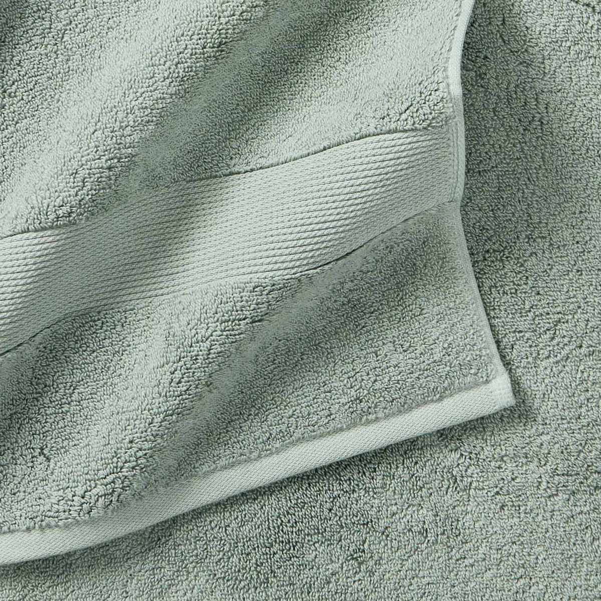 Better Homes & Gardens Signature Soft Solid Cotton 6 Piece Bath Towel Set,Green River