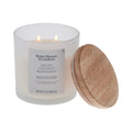(4 pack) Better Homes and Gardens Salted Coconut Mahogany Scented 2-Wick Frosted Jar Candle 12oz.