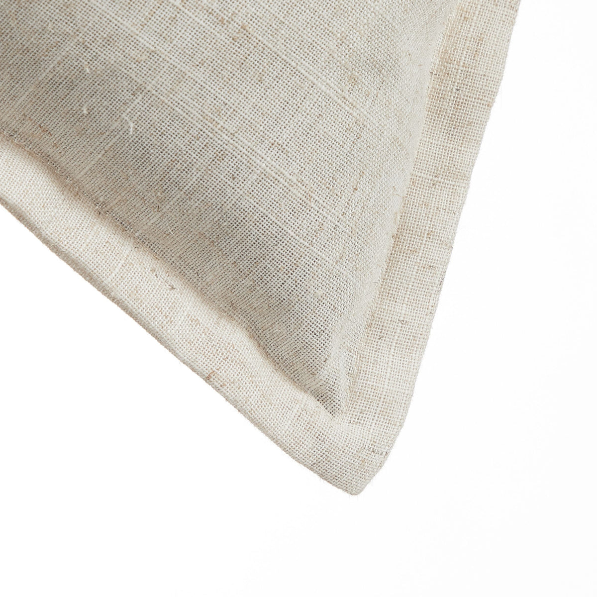 Better Homes & Gardens 20"x20" 2-Pack Linen Decorative Pillows, Papyrus Beige