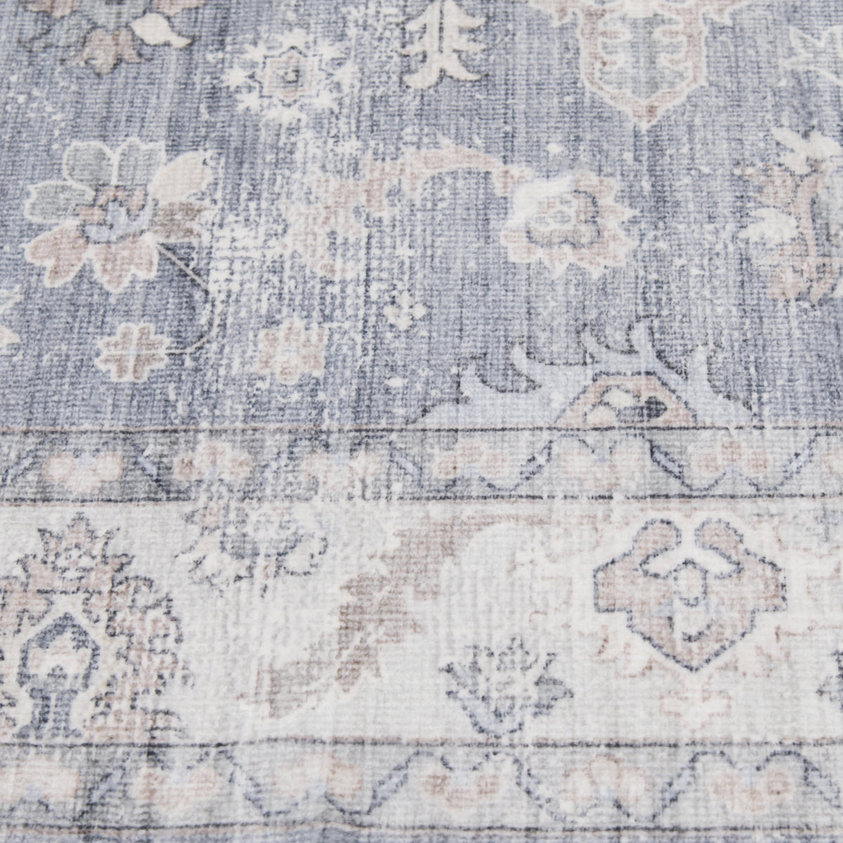 Better Homes & Gardens Blue Persian Machine Washable Faux Fur Indoor Area Rug, 5 ft x 7 ft