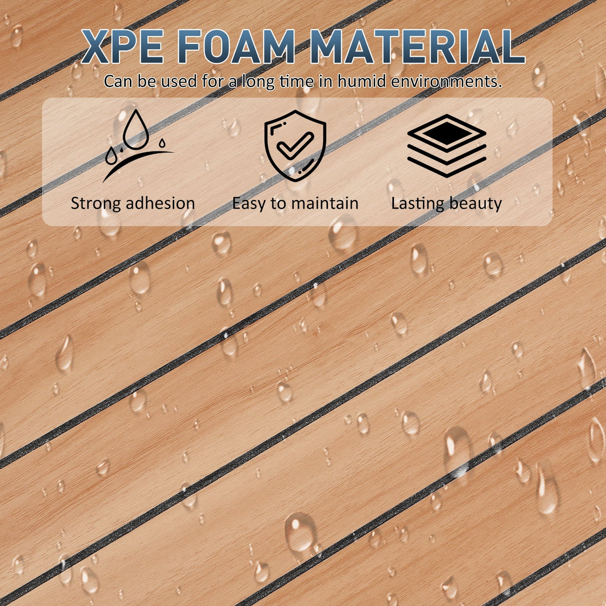 Peel and Stick PVC Slat Wall Panel，15.7"x98" Self-Adhesive Thick Faux Wood Grain Wallpaper Panel 3D Soundproof Wall Panels