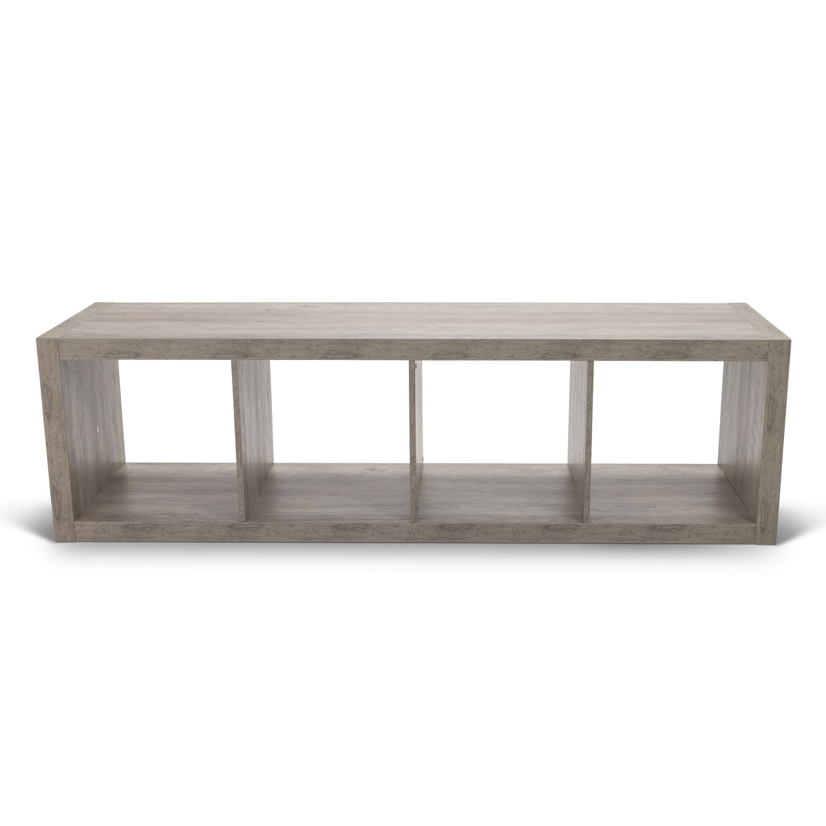 Better Homes & Gardens 4 Cube Vertical Storage Organizer, Rustic Gray