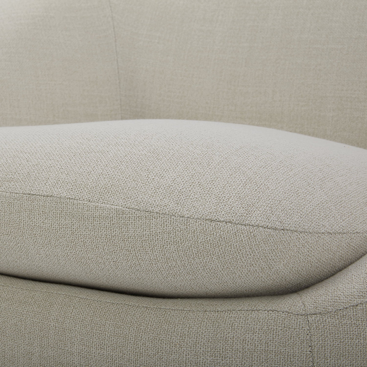 Better Homes & Gardens Mira Swivel Accent Chair, Cream Linen