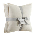 Better Homes & Gardens 20"x20" 2-Pack Linen Decorative Pillows, Papyrus Beige