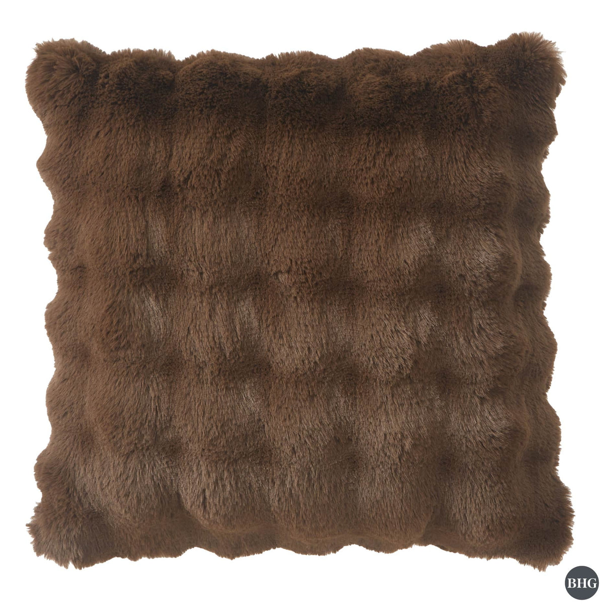 Halcyon Escape pack) Better Homes & Garden 22" x 22" Bubble Fur Decorative Throw Pillow For Adult - Throw
