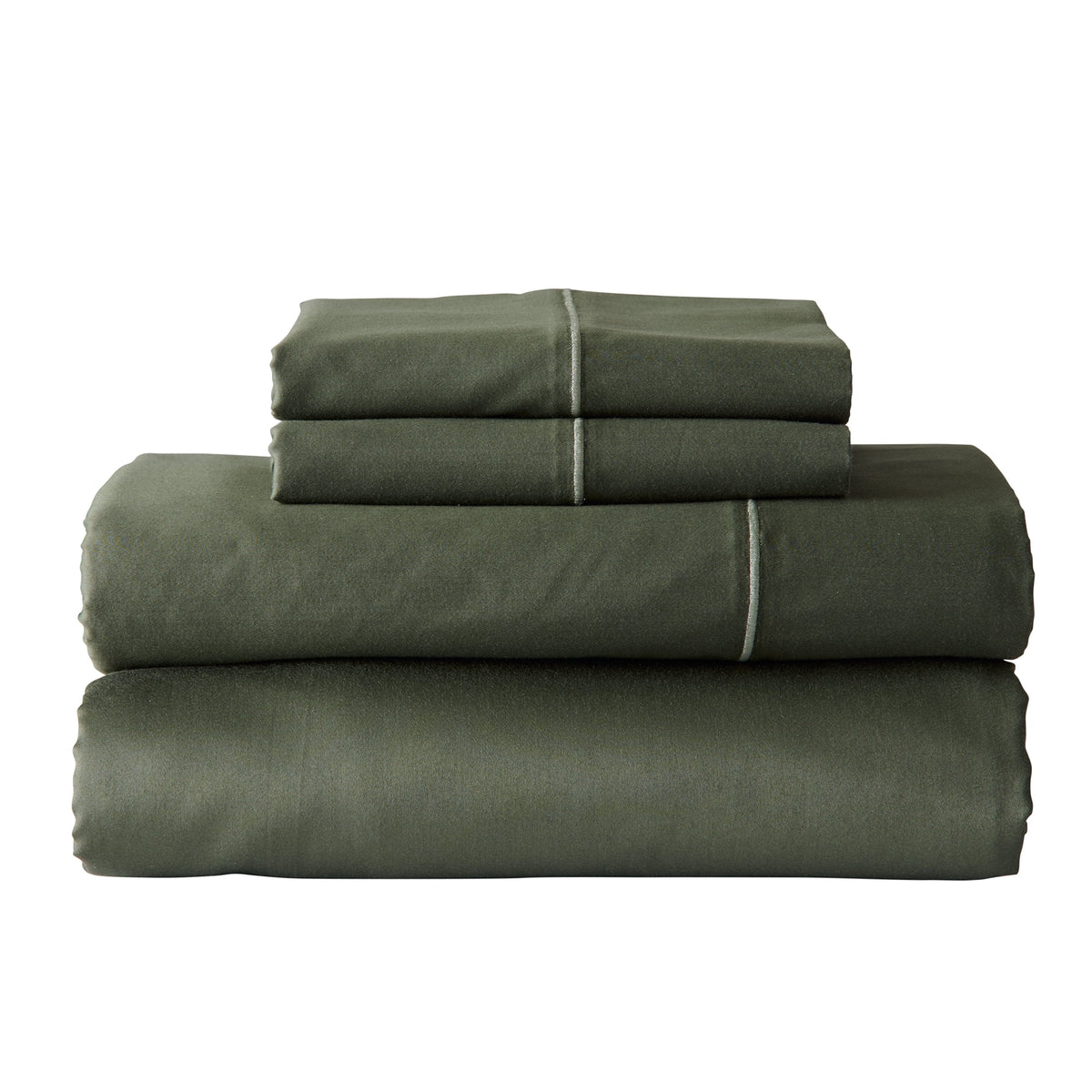 Halcyon Escape Gardens 4-Piece 300 Thread Count Bashful Blooms Cool Cotton Sateen Bed Sheet Set, Queen - Home Decor