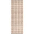 Halcyon Escape Gardens Beige Plaid Wool Indoor Area Rug, 7'10"x9'10" - Home Decor
