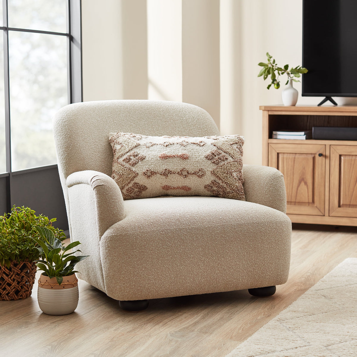Halcyon Escape Gardens Waylen Accent Chair, Caramel Chenille - Accent Chair