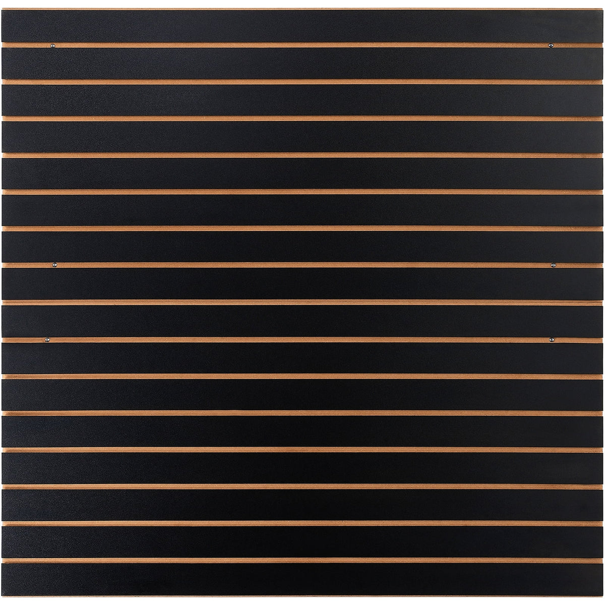 KFFKFF Slatwall Panels Heavy Duty 24"H x 48"L Garage Wall Organizer Set of 2 Panels, Black