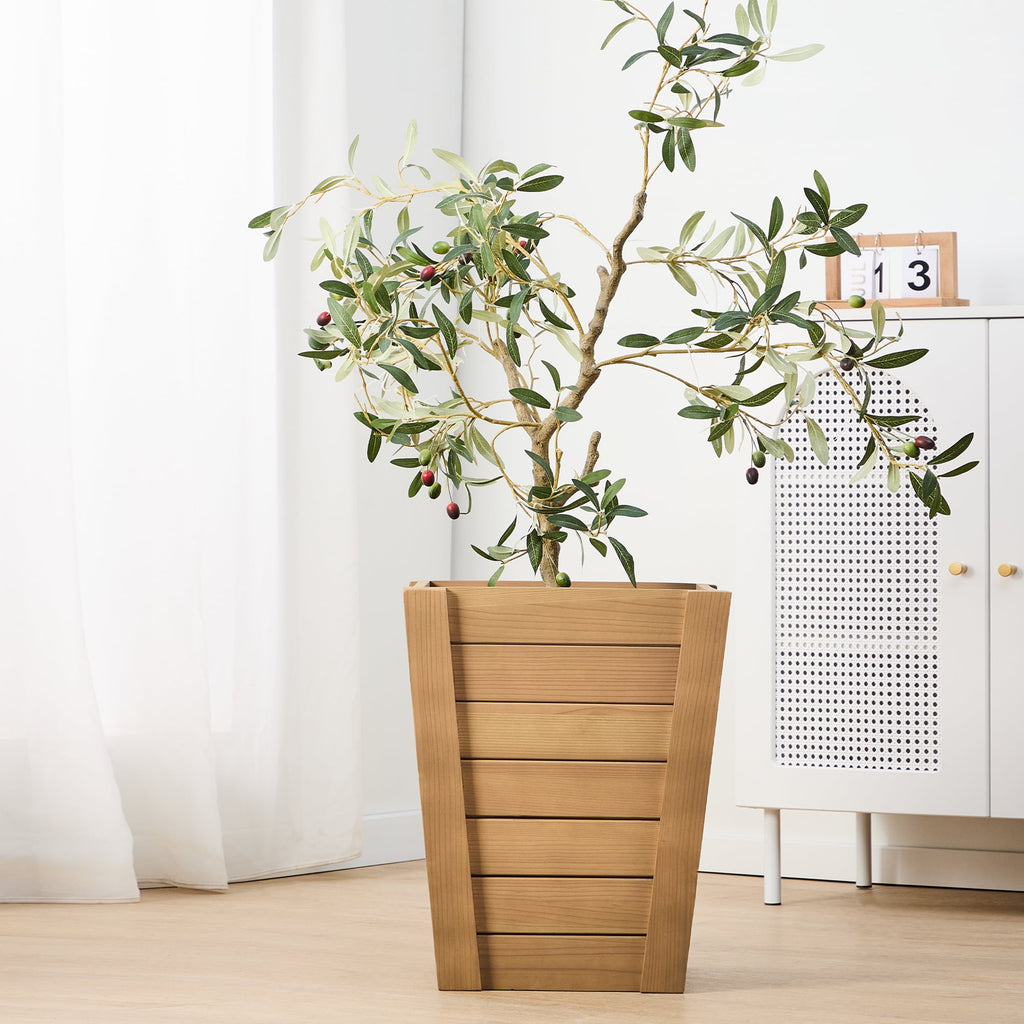 Better Homes & Gardens 16 in Tall Wood Planter
