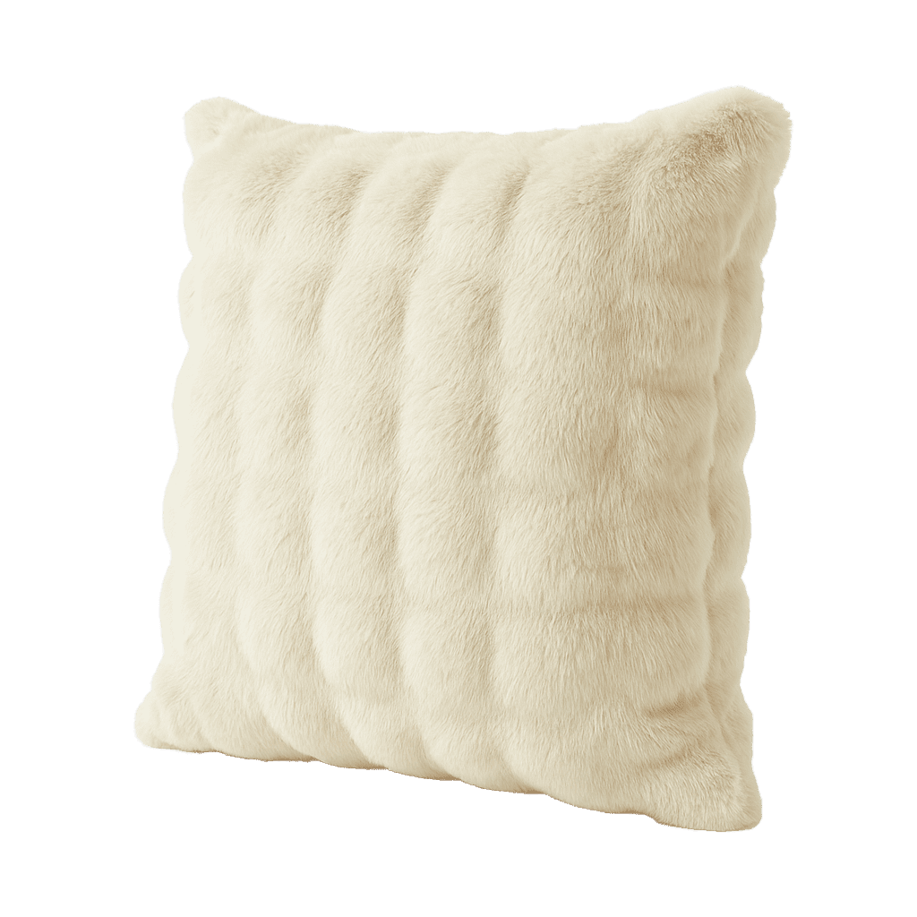 (2 pack) Better Homes & Garden 22" x 22" Bubble Fur Decorative Throw Pillow For Adult