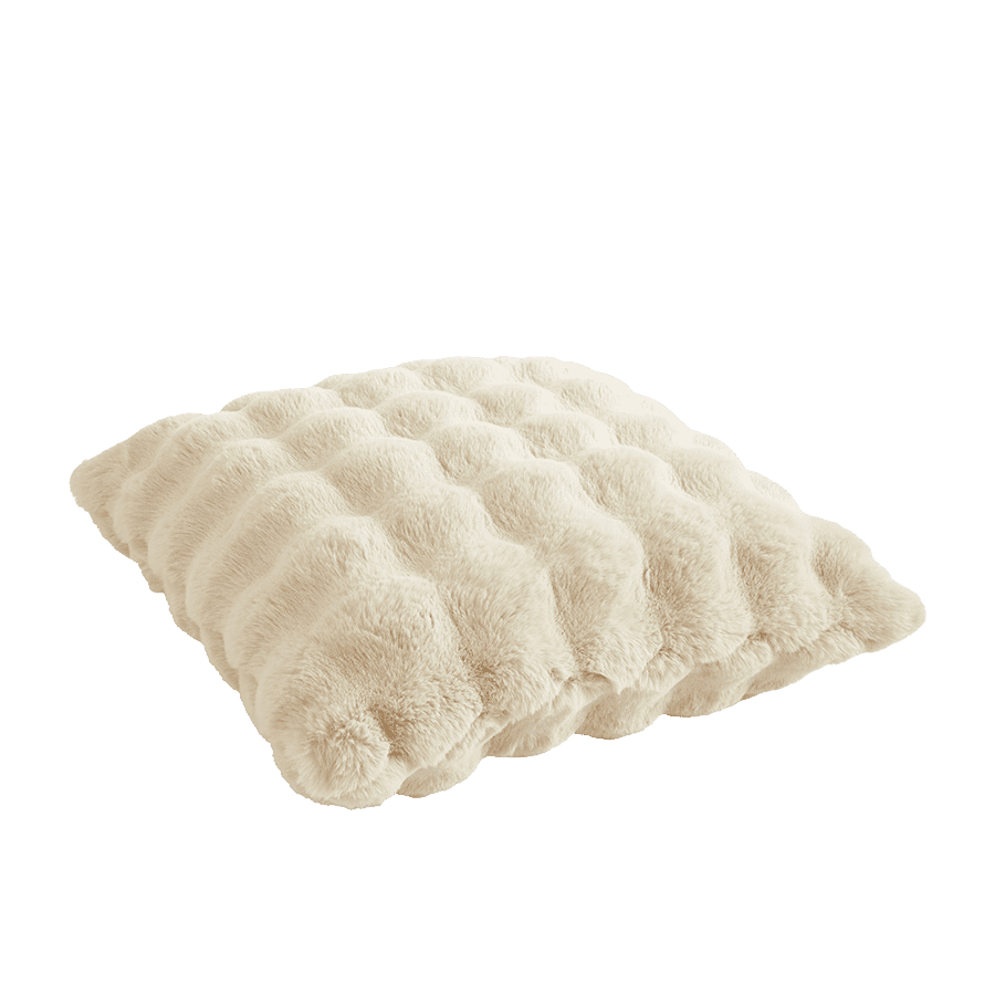 (2 pack) Better Homes & Garden 22" x 22" Bubble Fur Decorative Throw Pillow For Adult