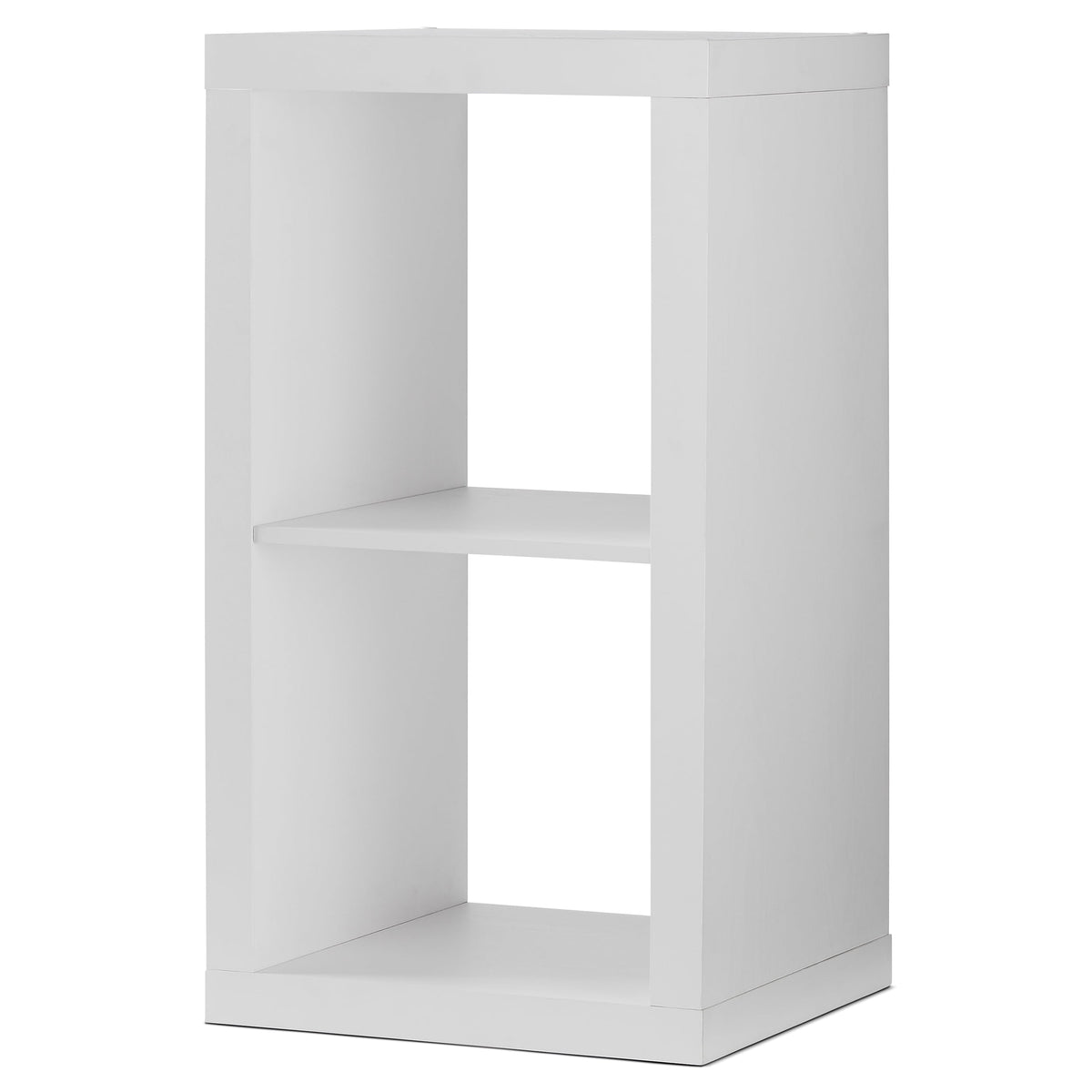 Better Homes & Gardens 2 Cube Storage Organizer, White Texture