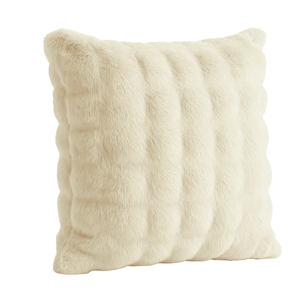 (2 pack) Better Homes & Garden 22" x 22" Bubble Fur Decorative Throw Pillow For Adult