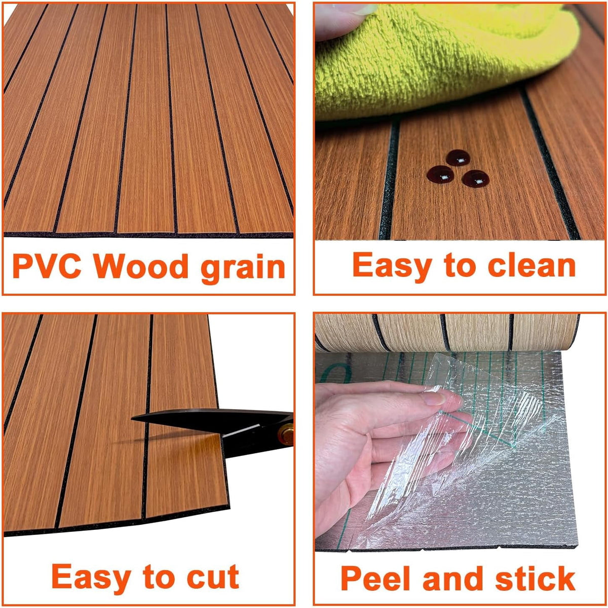 Peel and Stick PVC Slat Wall Panel 118"x15.75" Self-Adhesive Thick Faux Black Wood Grain Wallpaper Panel 3D Soundproof Wall Panels for Walls & Ceilings