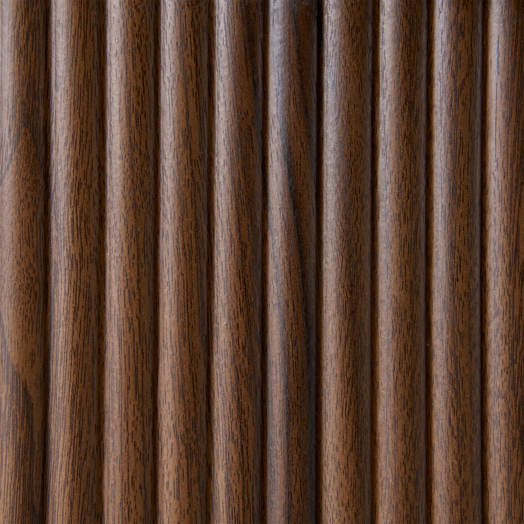 Better Homes & Gardens Lillian Fluted Bookcase with Doors, Walnut Finish