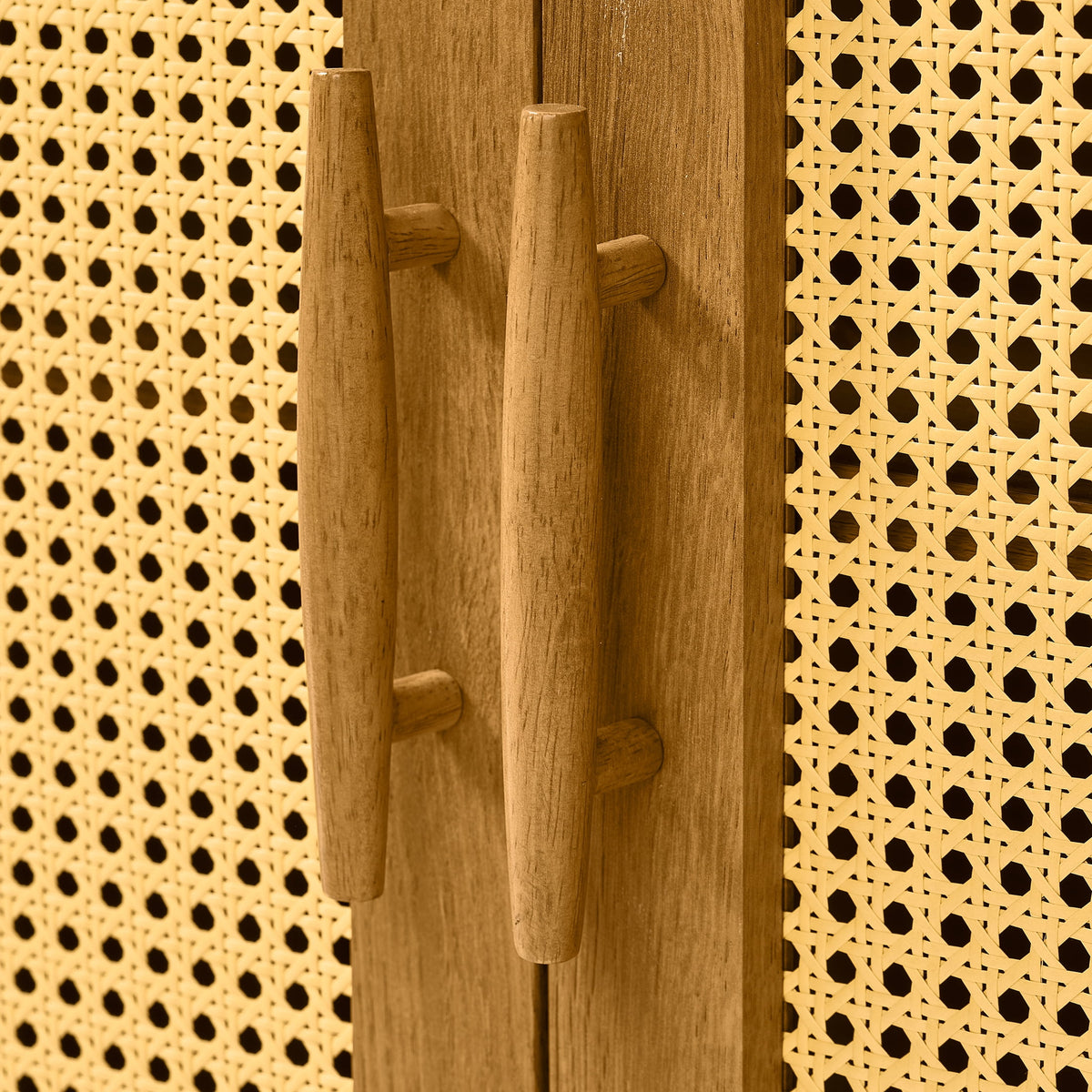 Better Homes & Gardens Springwood Bookcase with Doors, Light Honey Finish