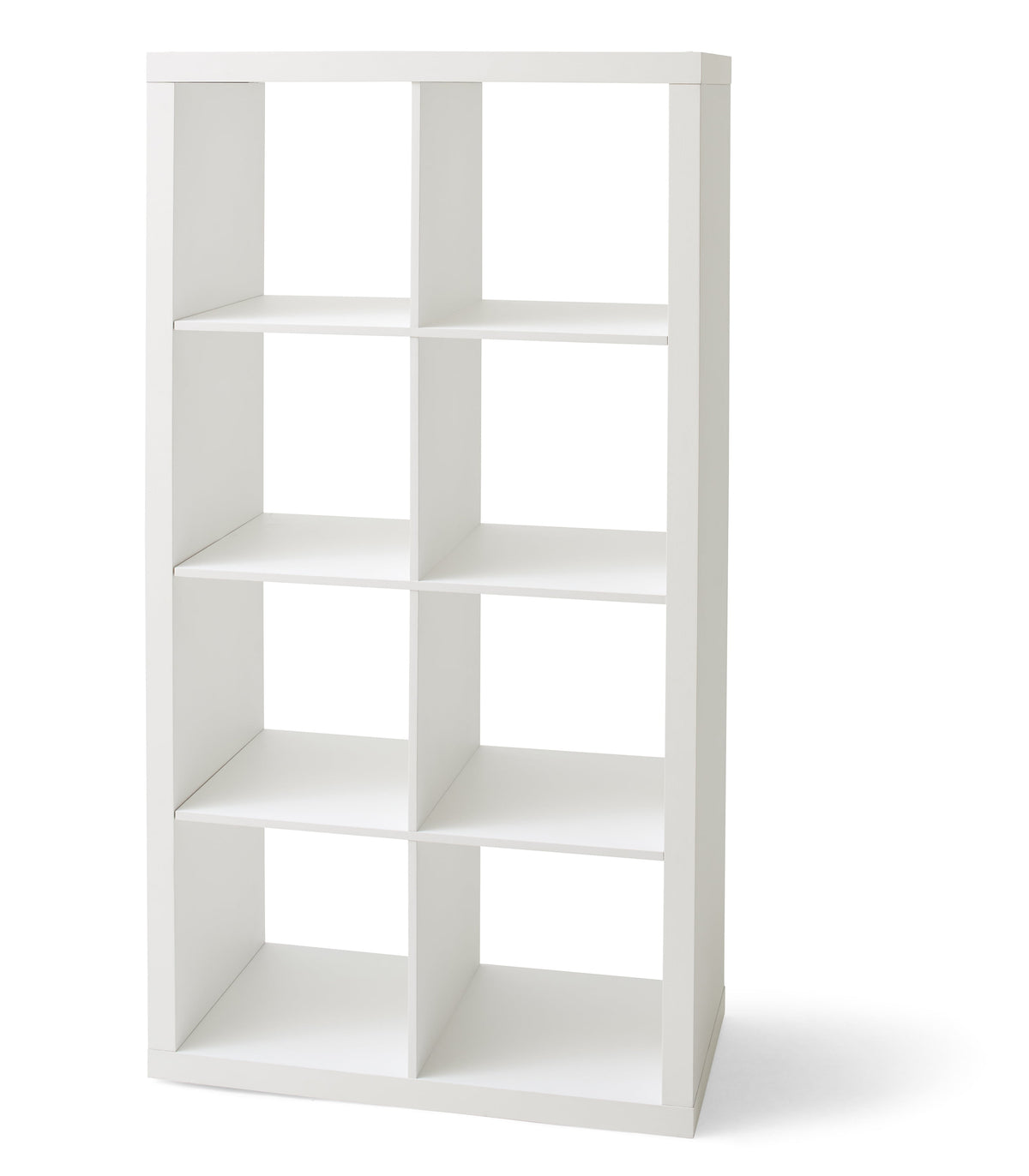 Better Homes & Gardens 8 Cube Storage Organizer, White Texture