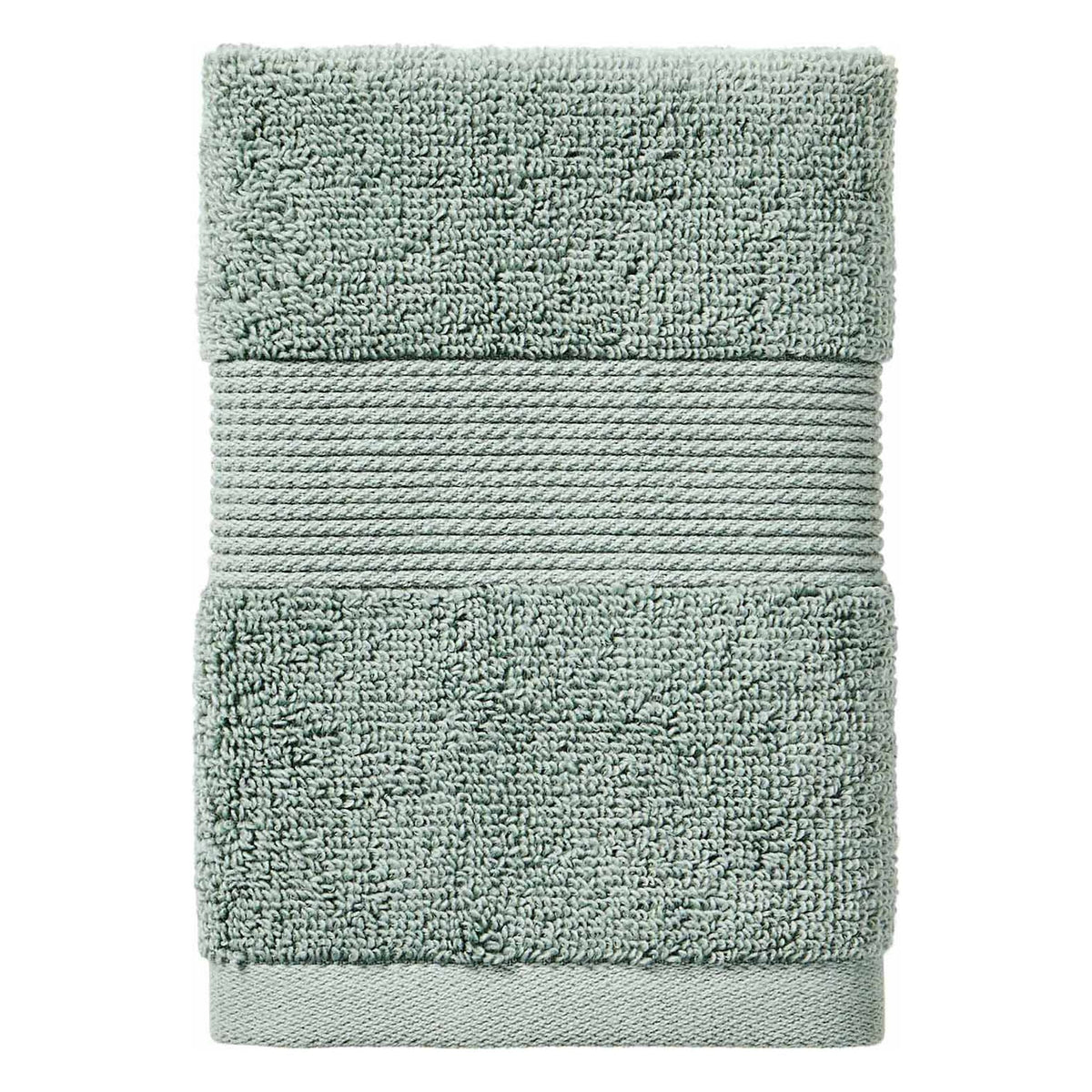 Better Homes & Gardens Signature Soft Solid Cotton 6 Piece Bath Towel Set,Green River
