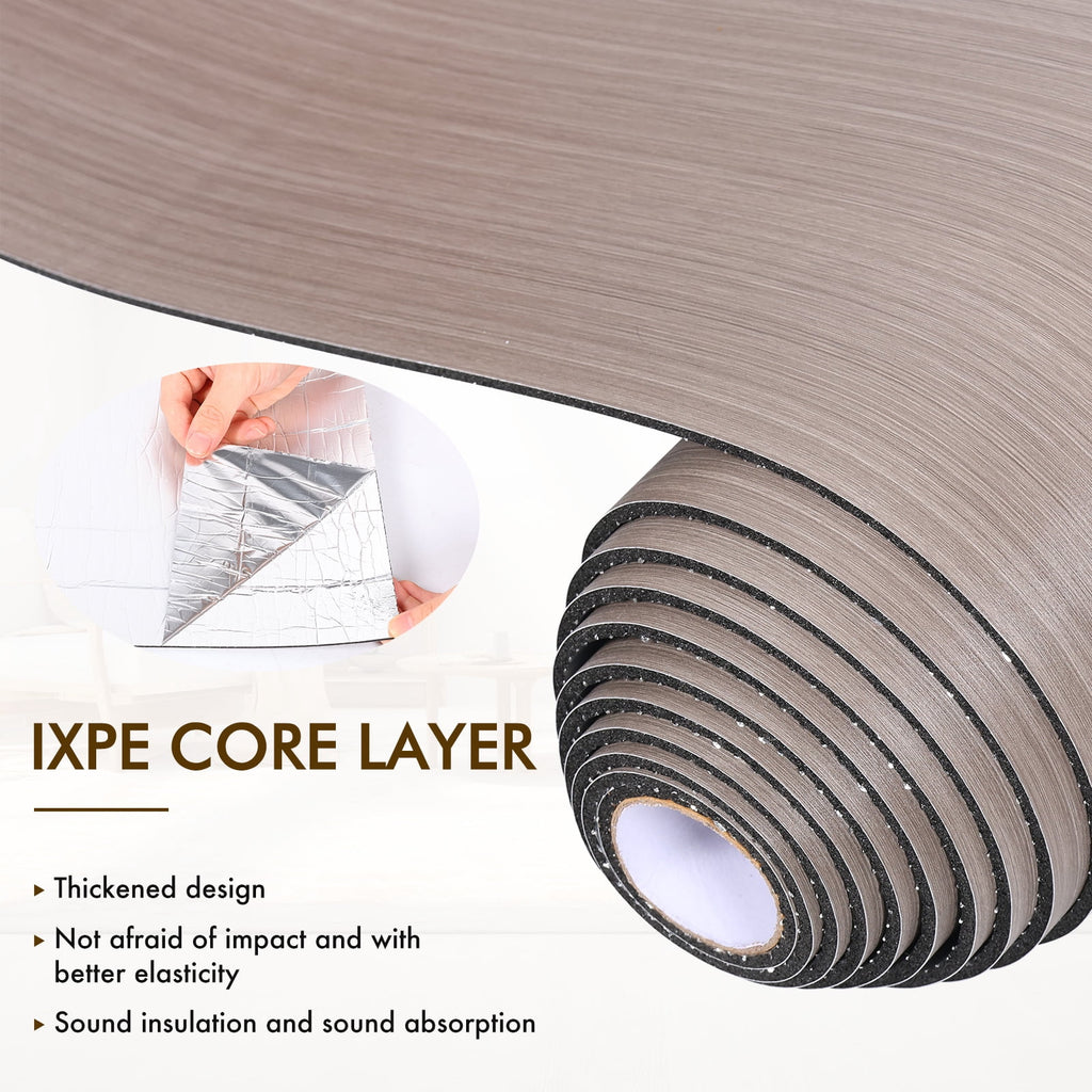 Peel and Stick Slat Wall Panel, Self Adhesive 3D Wood Grain Wallpaper, Soundproof PVC wall panels for bedroom, Living Room & Ceiling Decor, 15.75"x118"